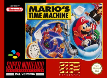 Mario's Time Machine (Europe) box cover front